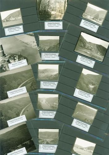 56332 W5401 Burgen , Mosel Lot mit 32 Fotos versch. Grössen Original aus Archiv eines Ansichtskartenverlages
