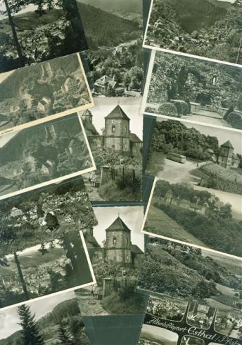 67471 W6738 Elmstein Lot mit 36 AK und Umgebung Original aus Musterbuch des Metzverlages rückseitig Haftspuren