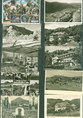 Lichtenstein Lot mit 19 AK und Umgebung Originale aus dem Archiv eines Ansichtskartenverlages Klebereste rückseitig