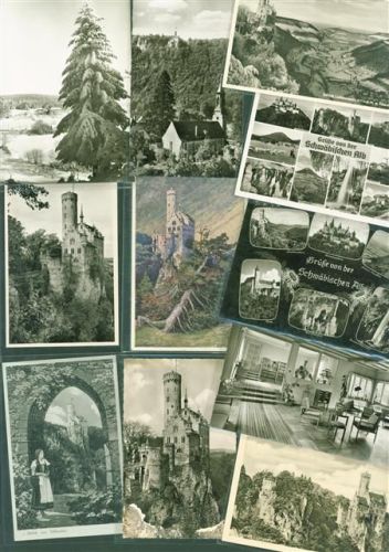 Lichtenstein Lot mit 50 AK Schloss weinige mehrfach