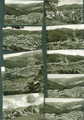 76596 W7564 Bermersbach , Murgtal Kleinposten bis 20 Lot mit 19 AK Originale aus dem Archiv des Metzverlages viele mehrfach
