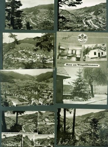 76599 W7566 Weisenbach , Murgtal Kleinposten bis 20 Lot mit 20 AK Originale aus dem Archiv des Metzverlages viele mehrfach