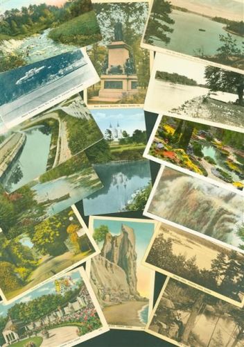Lot mit 40 AK Kanadische Provinz Ontario