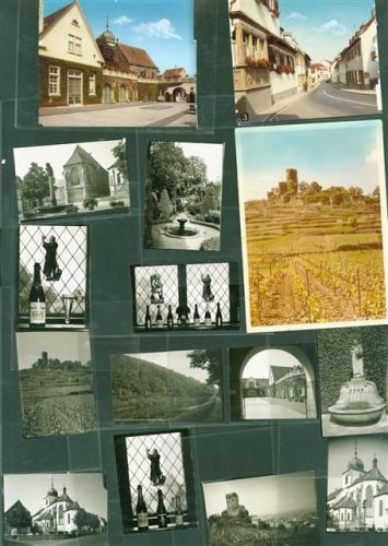 Wachenheim Lot mit 3 AK und 17 Fotos Original aus Archiv eines Ansichtskartenverlages
