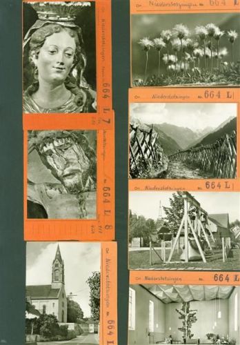Niederstotzingen Lot mit 11 AK und Oberstotzingen Musterkarten Original aus Metzarchiv Bestellvorgänge und Auflagenzahlen