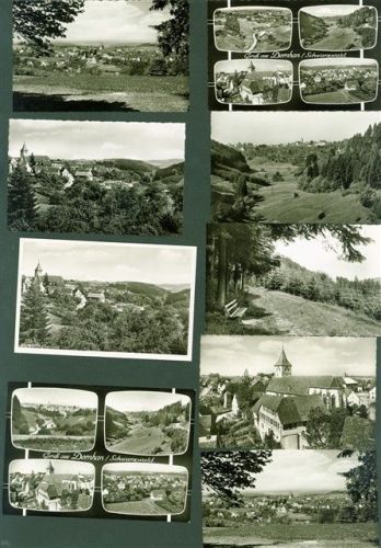 Dornhan Lot mit 22 AK und 1 Foto Originale aus dem Archiv des Metzverlages viele mehrfach