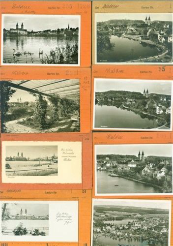 Bad Waldsee Lot mit 12 AK Musterkarten Original aus Metzarchiv Bestellvorgänge und Auflagenzahlen