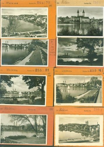 Bad Waldsee Lot mit 15 AK Musterkarten Original aus Metzarchiv Bestellvorgänge und Auflagenzahlen