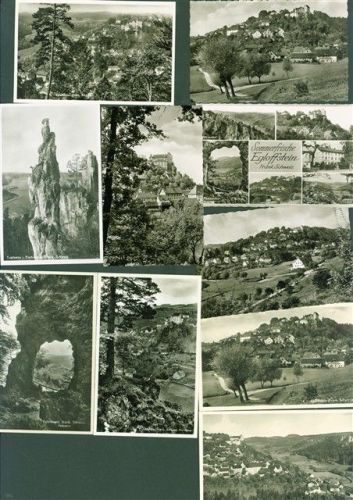 Egloffstein Lot mit 33 AK Originale aus dem Archiv des Metzverlages viele mehrfach
