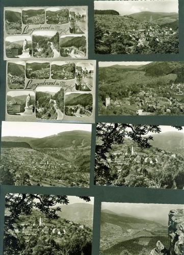Langenbrand Lot mit 19 AK Originale aus dem Archiv des Metzverlages alle mehrfach