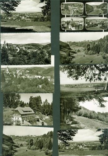 Dornhan Lot mit 23 AK Originale aus dem Archiv des Metzverlages viele mehrfach