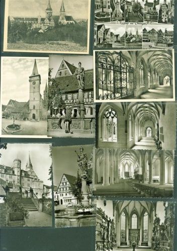 Öhringen Lot mit 23 AK Schloss Stiftskirche