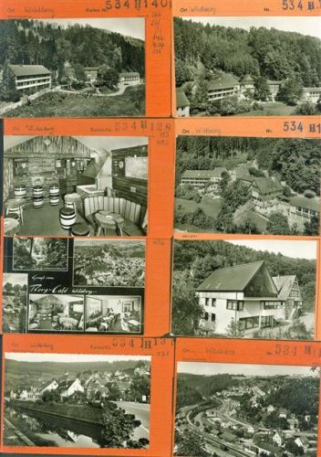Wildberg Lot mit 15 AK Musterkarten Original aus Metzarchiv Bestellvorgänge und Auflagenzahlen