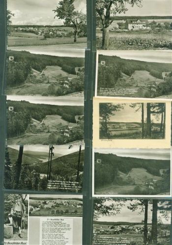 Besenfeld Lot mit 19 AK Originale aus dem Archiv des Metzverlags Klebereste rückseitig