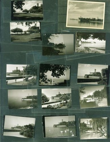 Langenargen Lot mit 24 Fotos Originale aus dem Archiv des Cramerverlages versch. Grössen