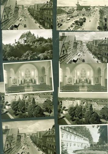 Mindelheim Lot mit 23 AK Originale aus dem Archiv des Metzverlages viele mehrfach