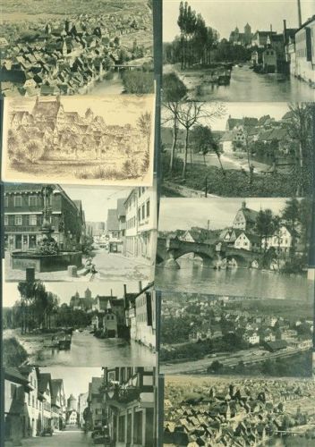 Besigheim Lot mit 20 AK Originale aus dem Archiv des Metzverlages viele mehrfach meist Repros