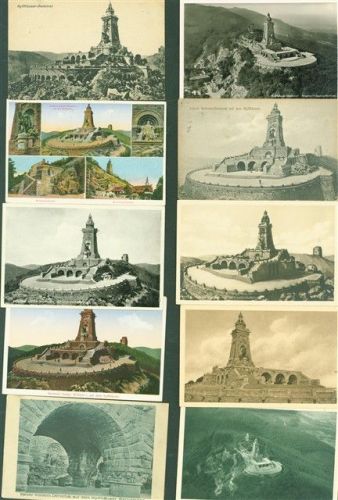 06567 O4731 Steinthaleben Lot mit 30 AK Kaiser-Wilhelmdenkmal Kyffhäuser