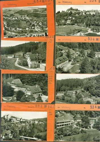 Wildberg Lot mit 15 AK Musterkarten Original aus Metzarchiv Bestellvorgänge und Auflagenzahlen