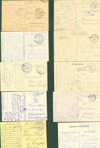 Lot mit 30 AK Frankreich Westfront