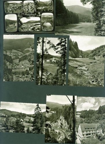 Huzenbach Lot mit 18 AK Originale aus dem Archiv des Metzverlages viele mehrfach
