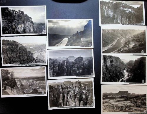 Lot mit 23 AK Sächsische Schweiz Fotograph Hahn