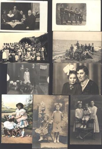 Lot mit 50 AK Kinder, wenige Fotos, um 1920, überwiegend gute Erhaltung, nicht gelaufen