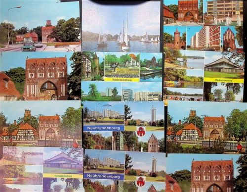 Neubrandenburg Lot mit 34 AK einige mehrfach