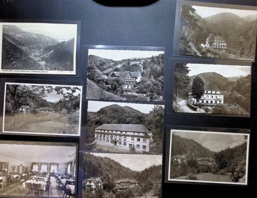 Lierbach Lot mit 18 AK Originale aus den Musterbüchern des Metzverlages rückseitig Haftspuren