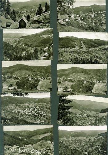 Bermersbach Lot mit 19 AK Originale aus dem Archiv des Metzverlages viele mehrfach