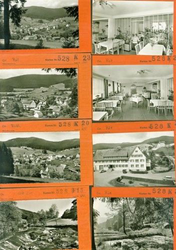 Röt Lot mit 14 AK Musterkarten Original aus Metzarchiv Bestellvorgänge und Auflagenzahlen