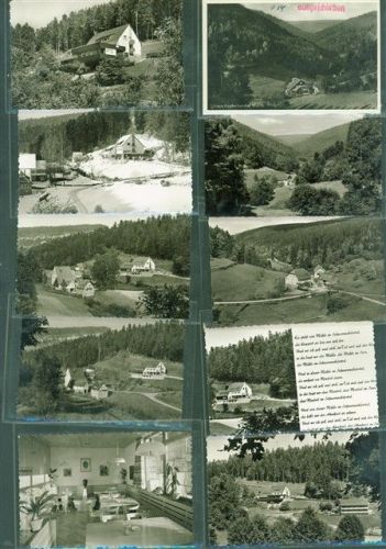 Kapfenhardt Lot mit 19 AK Originale aus dem Archiv des Metzverlages Klebereste rückseitig
