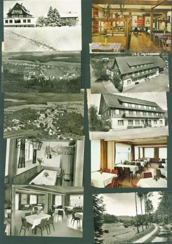 Herzogsweiler Lot mit 18 AK teils beschnitten Originale aus dem Archiv des Metzverlages viele mit Kleberesten rückseitig