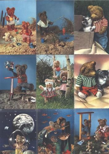 Lot mit 32 AK, Teddys, um 1970, gute Erhaltung, teils gelaufen