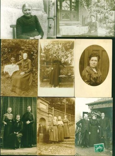 ältere Frauen Lot mit 39 AK, ca. 1910-1920 wenige danach; überwiegend gute Erhaltung, teils gelaufen