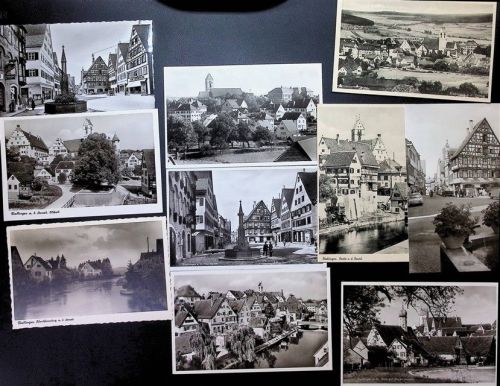 88499 W7940 Riedlingen , Württ Lot mit 27 AK Originale aus dem Metz-Archiv einige mehrfach