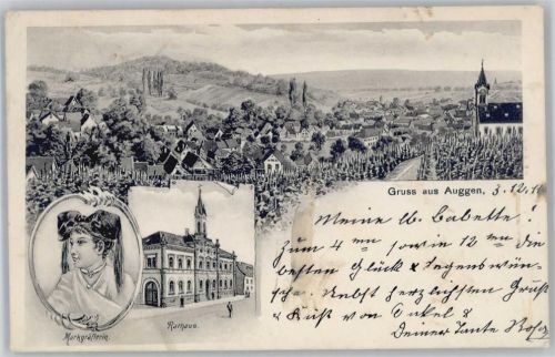 Auggen Rathaus, Trachten