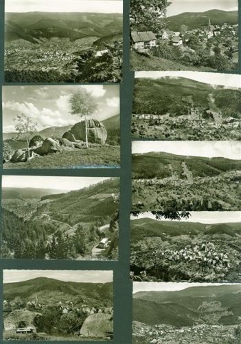 76596 W7564 Bermersbach , Murgtal Kleinposten bis 20 Lot mit 19 AK Originale aus dem Archiv des Metzverlages viele mehrfach