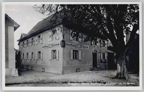 Auggen Gasthaus zum Rebstock