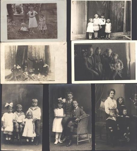 Lot mit 50 AK Kinder, wenige Fotos, um 1920, überwiegend gute Erhaltung, nicht gelaufen