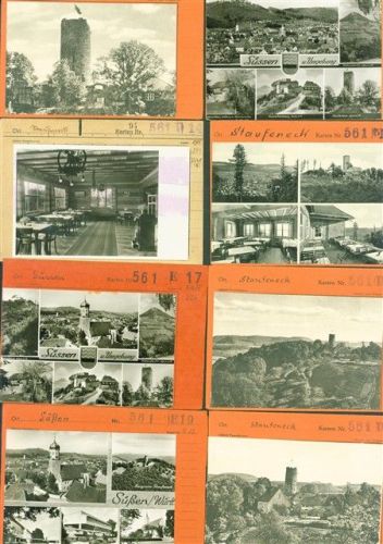Süßen Lot mit 11 AK Musterkarten Original aus Metzarchiv Bestellvorgänge und Auflagenzahlen