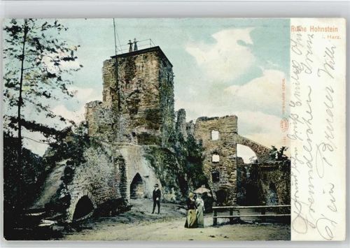 99762 O5501 Neustadt /Harz 1907 - Ruine Hohnstein