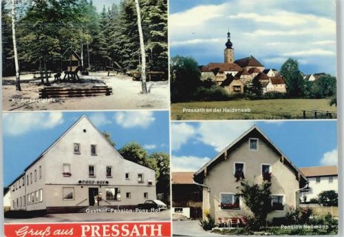 Pressath Kinderspielplatz Gasthof Pension Pony-Hof Pension Neumann