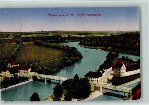 Neuburg Insel Panorama