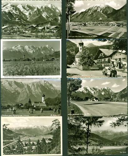 82490 W8105 Farchant Lot mit 43 AK, mit doppelten, ca. 1952-1971: gute Erhaltung, größtenteils gelaufen
