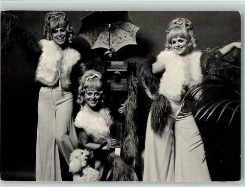 Jacob Sisters ca 1965 AK Schlagersänger
