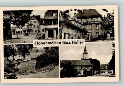 Hohenmölsen Stalinplatz Krankenhaus Rathaus Bad