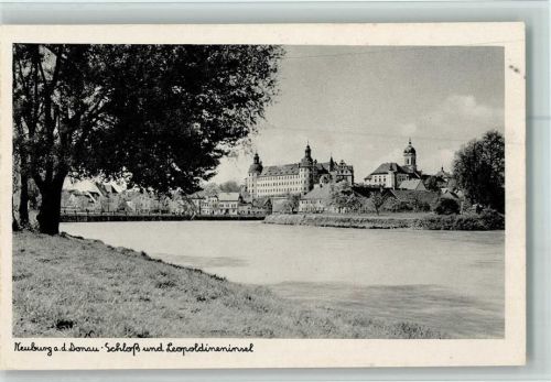 Neuburg Schloß mit Leopoldineninsel