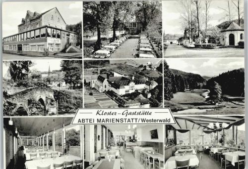 Marienstatt Abtei Marienstatt Kloster-Gaststätte Mehrfachaufnahme