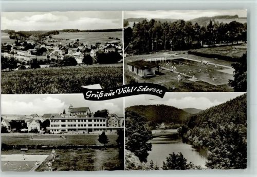 34516 W3546 Vöhl - 4-Bildaufnahme Freibad